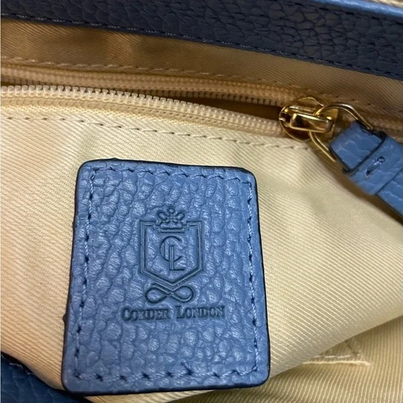 Corder London Leather Saddle Bag Purse - Picture 2 of 14